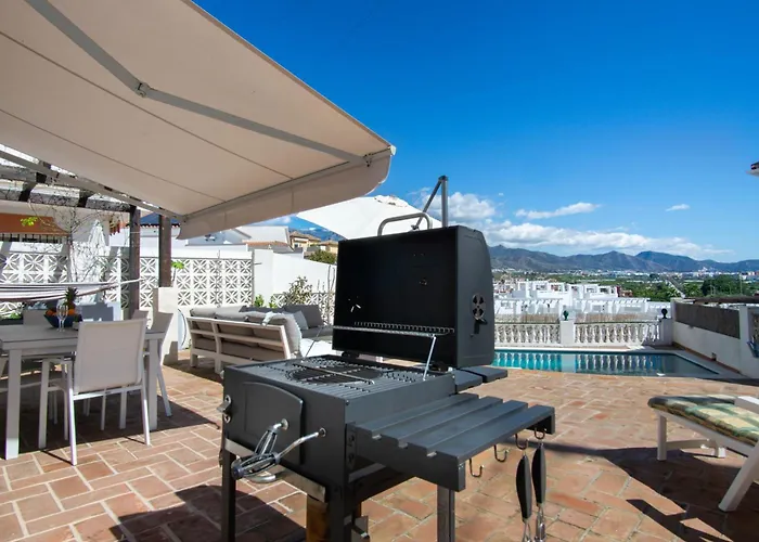 Willa Private For 6 With Seaview, Pool & Big Sun Terrace Nerja