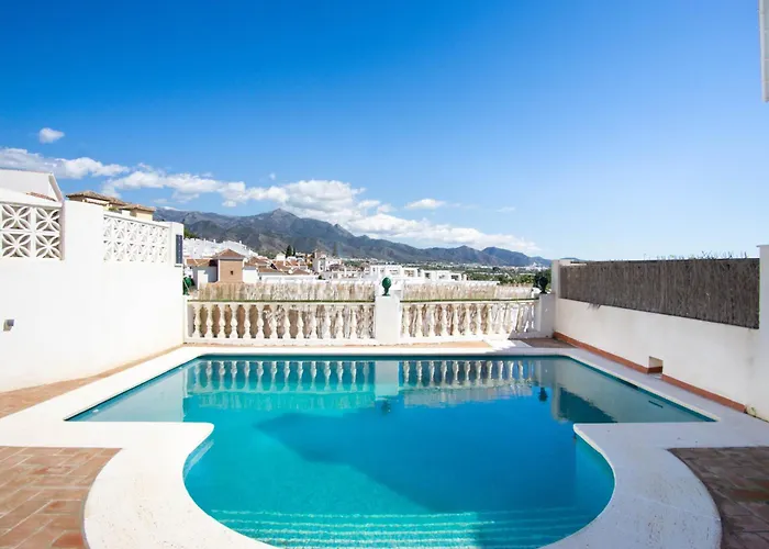 Private For 6 With Seaview, Pool & Big Sun Terrace Nerja